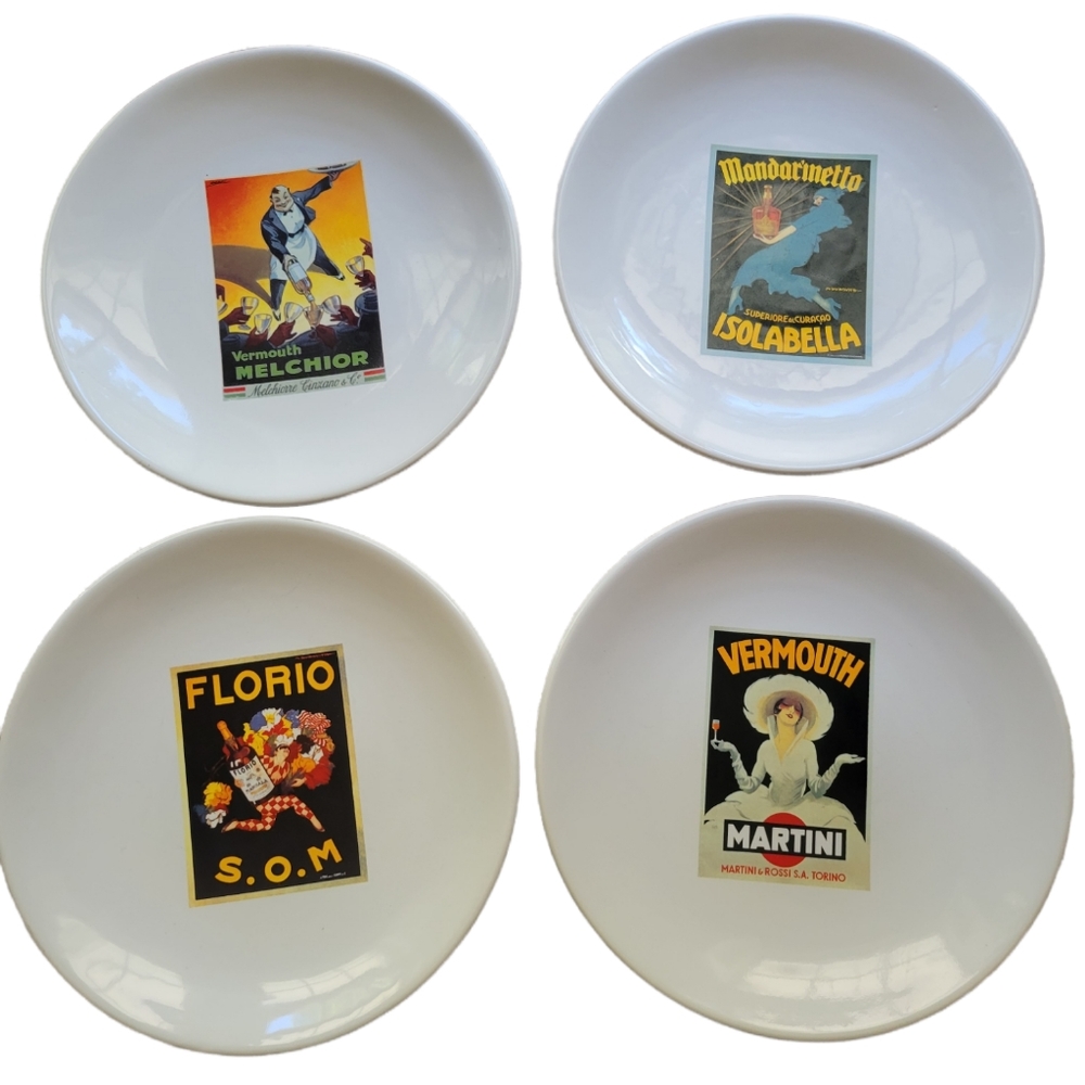 Pottery Barn Vintage ad dessert plates